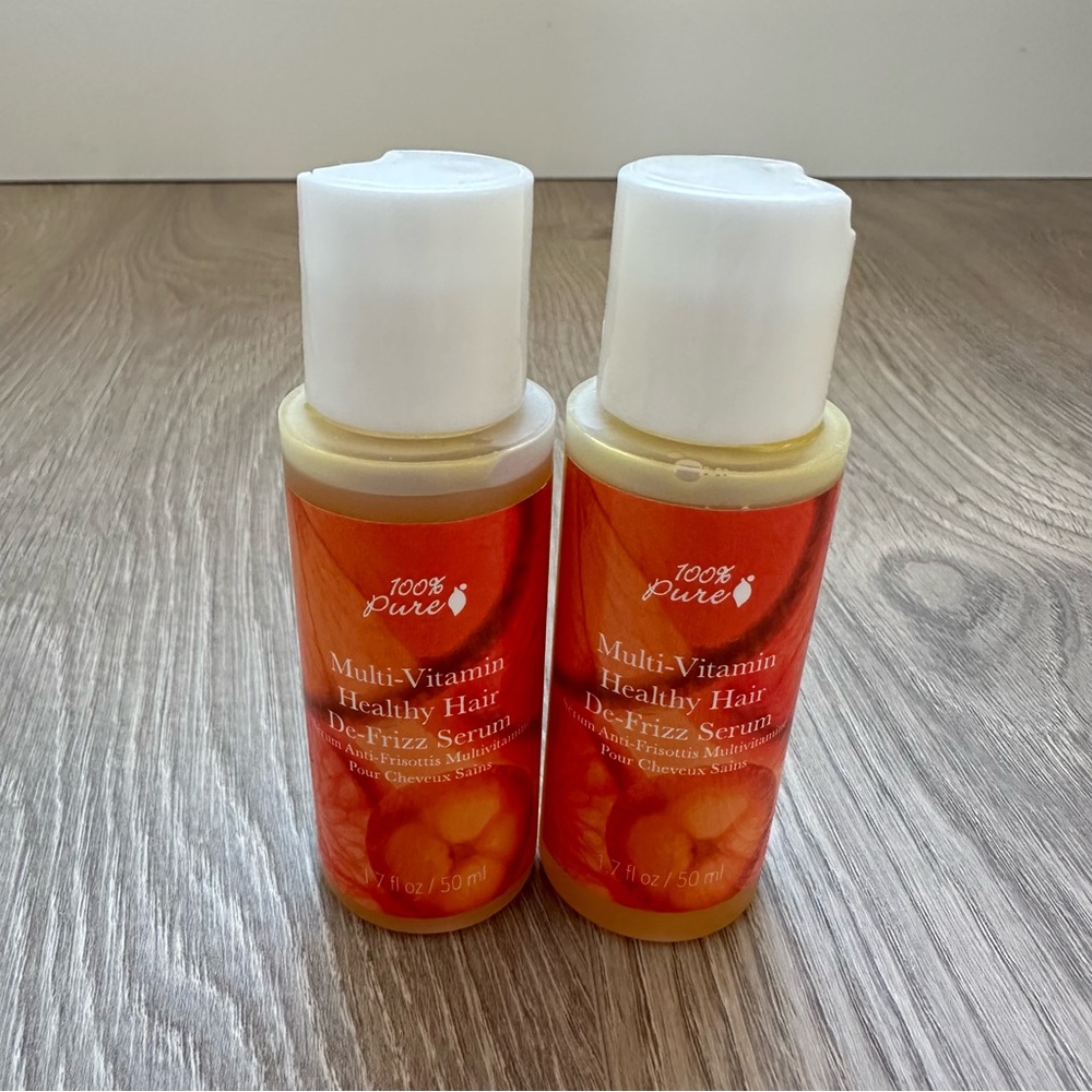 🆕 100% Pure Multi-Vitamin Healthy Hair De-Frizz Serum